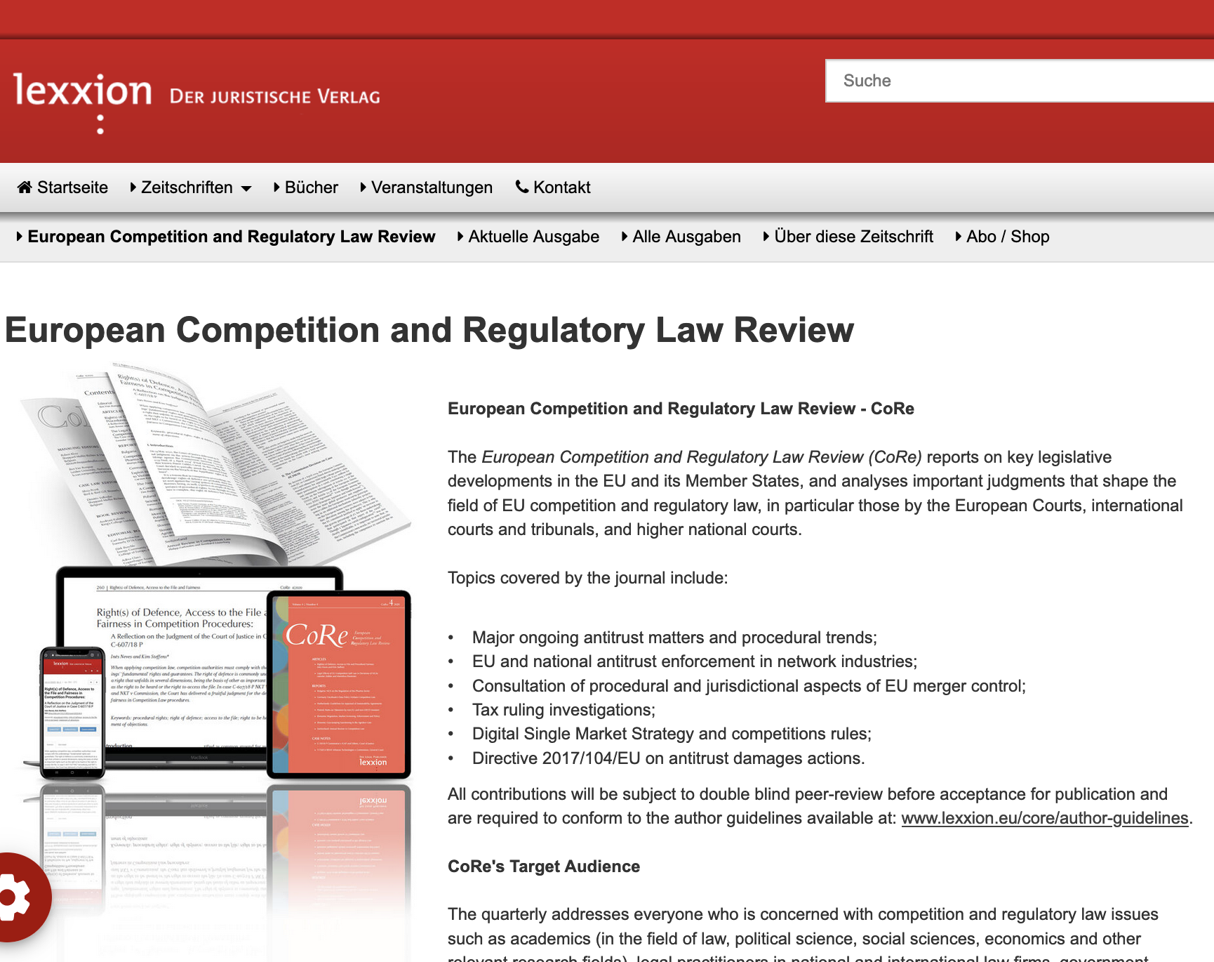Individuelle Seiten je Zeitschrift